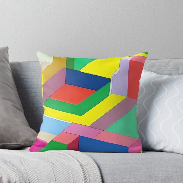 Item preview, Colourful Blocks Isometric Sketch designed and sold by Arkneer.