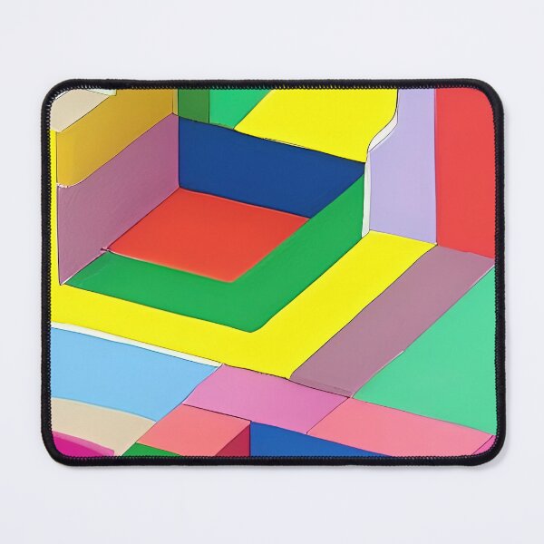 Item preview, Colourful Blocks Isometric Sketch designed and sold by Arkneer.