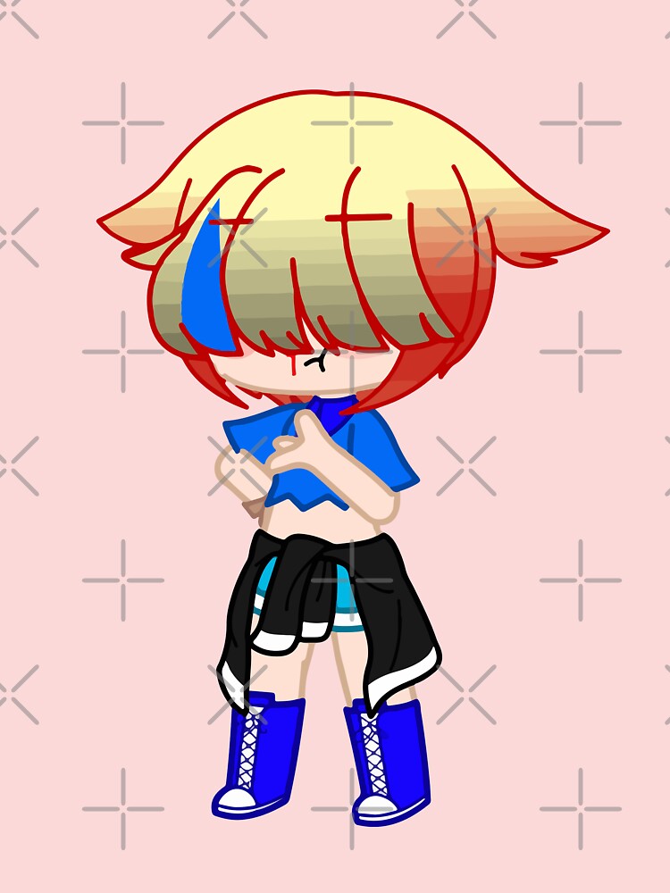 Sad Chibi Boy Gacha Club. Oc ideas kawaii friends Gacha life - Gacha Club  Dolls Sticker by gachanime