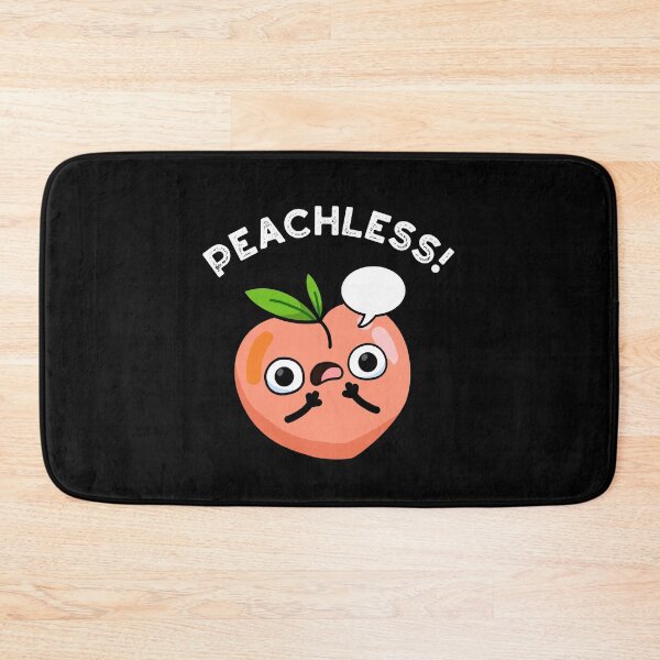 Item preview, Peachless Speechless Funny Peach Puns (Dark BG) designed and sold by punnybone.