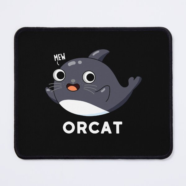 Item preview, Orcat Funny Cat Orca Puns (Dark BG) designed and sold by punnybone.