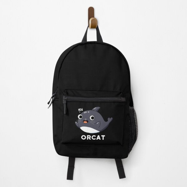 Item preview, Orcat Funny Cat Orca Puns (Dark BG) designed and sold by punnybone.