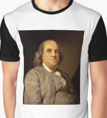 Benjamin Franklin 1785 by Joseph-Siffrein Duplessis (1) Graphic T-Shirt