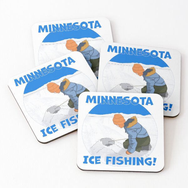Item preview, Kids Ice Fishing, Minnesota designed and sold by MMc Buck.