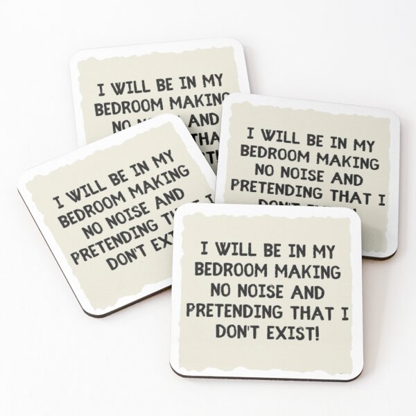 Item preview, I Will Be in My Bedroom designed and sold by HarryMagicPlace.