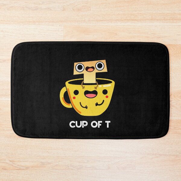 Item preview, Cup Of T Funny Alphabet Tea Puns (Dark BG) designed and sold by punnybone.