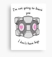 companion cube Canvas Print