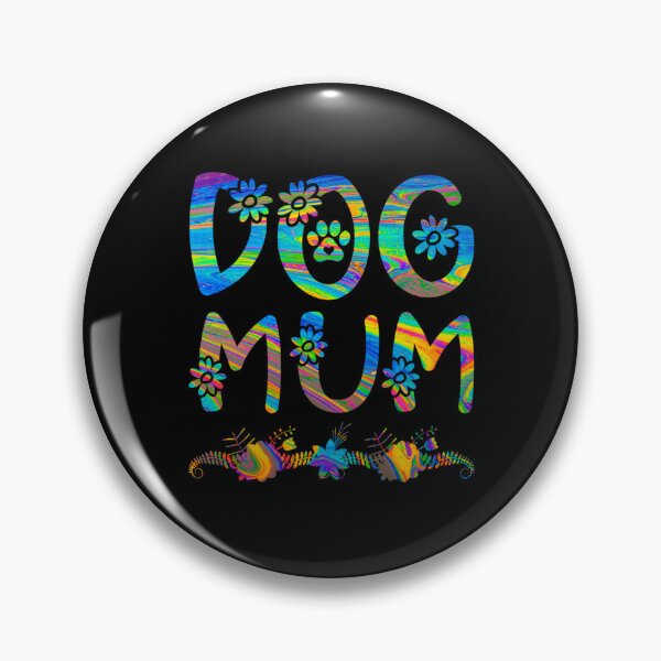 Item preview, Hippie Floral Dog Mum designed and sold by PetSafari.