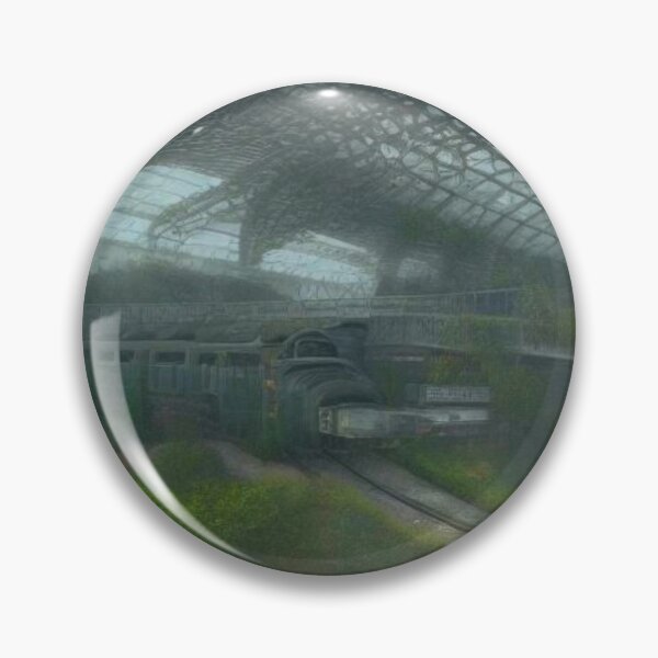 Item preview, Overgrown train station designed and sold by ArtySaxon.