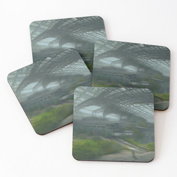 Item preview, Overgrown train station designed and sold by ArtySaxon.