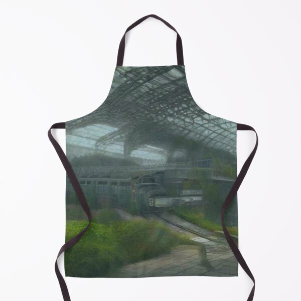 Item preview, Overgrown train station designed and sold by ArtySaxon.