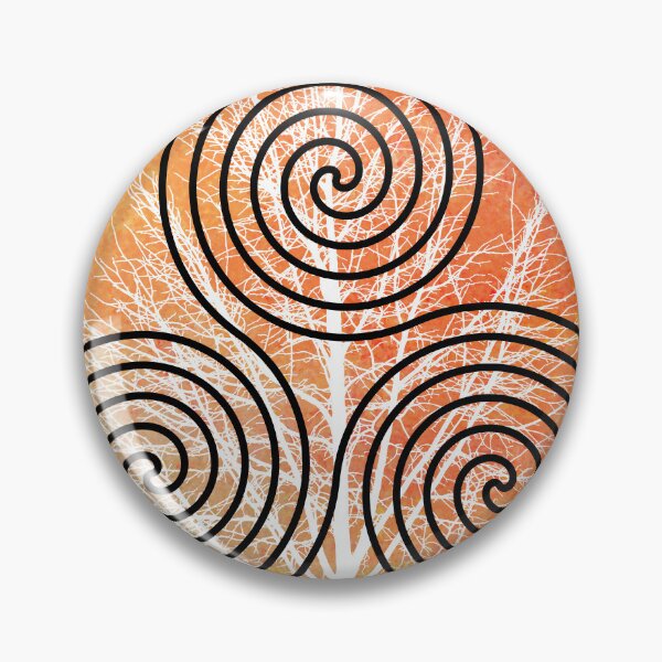 Item preview, Celtic Trinity Spirals and White tree - Throw Pillows and Prints.  designed and sold by ScatterHub.