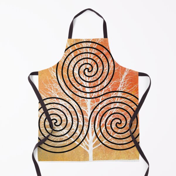 Item preview, Celtic Trinity Spirals and White tree - Throw Pillows and Prints.  designed and sold by ScatterHub.