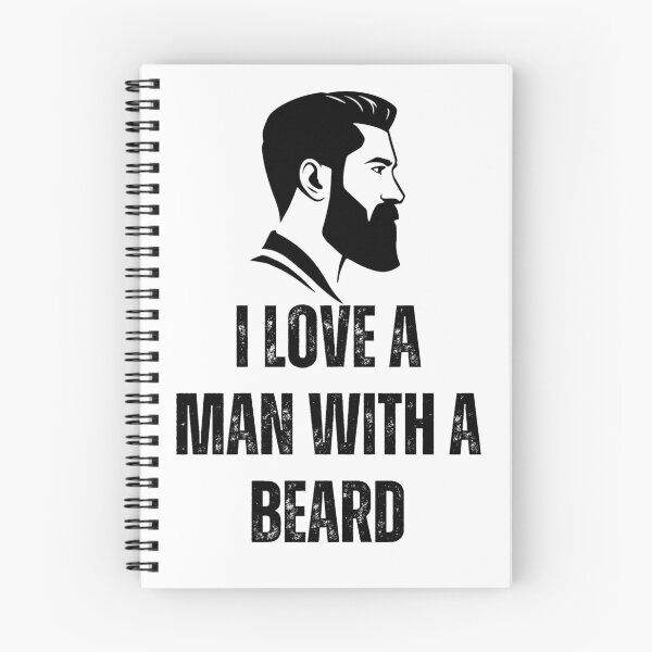 Item preview, I love a man with a beard - funny designed and sold by PellSilversmith.