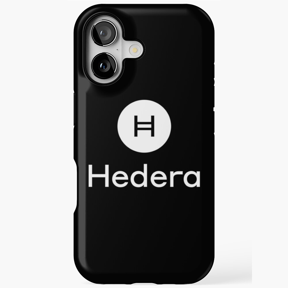 Hedera HBAR Crypto Altcoin - Clean Vertical White Logo