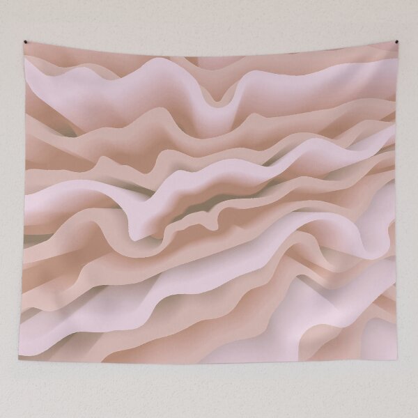 Item preview, Flower Petals Abstract Floral Botanical in Soft Romantic Vintage Dusty Rose Shades designed and sold by Beachy.