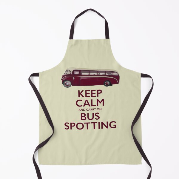 Item preview, KEEP CALM and carry on BUS SPOTTING (Bedford SB) No logo designed and sold by FunkyNerdBird.