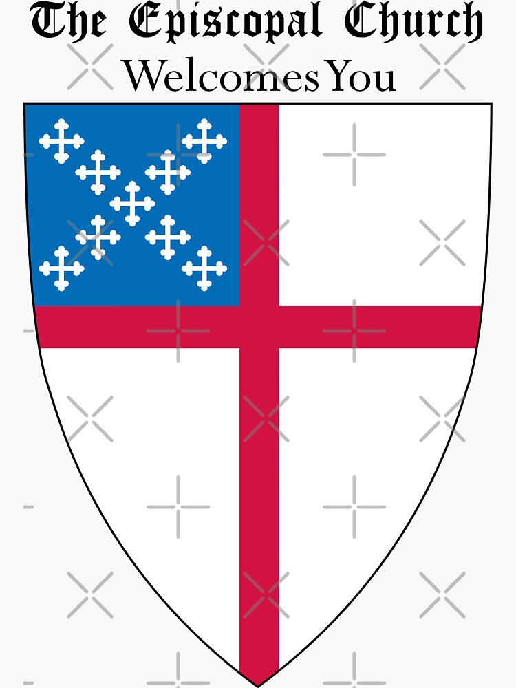 "The Episcopal Church Shield with You 1" Sticker for Sale by