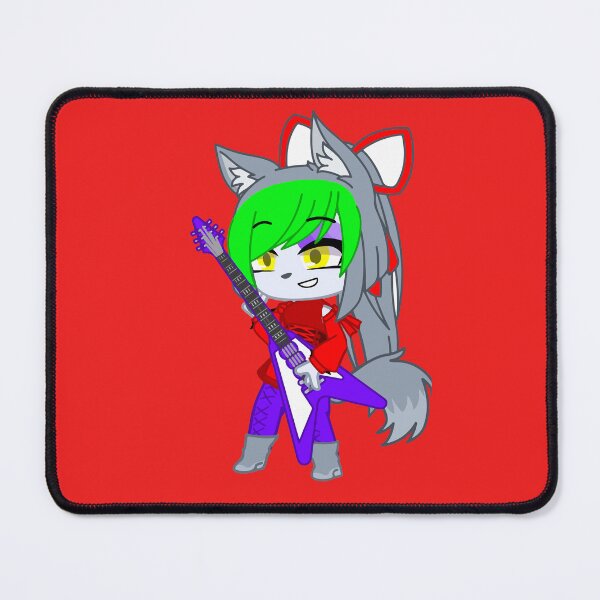 Item preview, Muñeca Gacha club Chica con disfraz de animal y guitarra de rock - Chica chibi gacha Anime - Muñecas Gacha - Chicas Gacha Club designed and sold by gachanime.