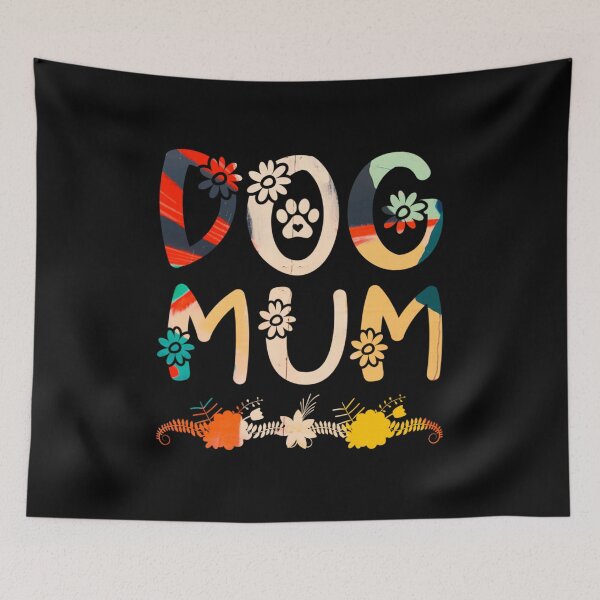Item preview, Floral Dog Mum designed and sold by PetSafari.