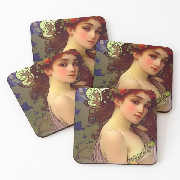 Item preview, Art Noveau Lady designed and sold by FineArtworld7.