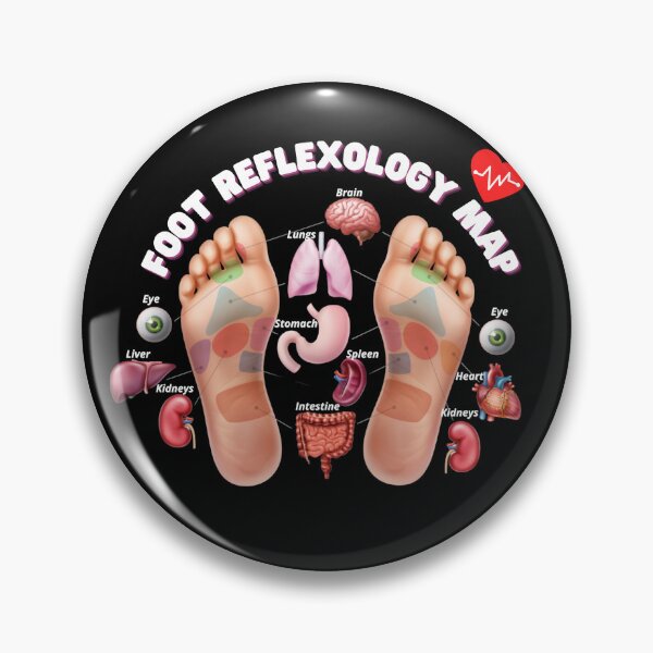 Item preview, Foot Reflexology Map designed and sold by The Shark  Designer.