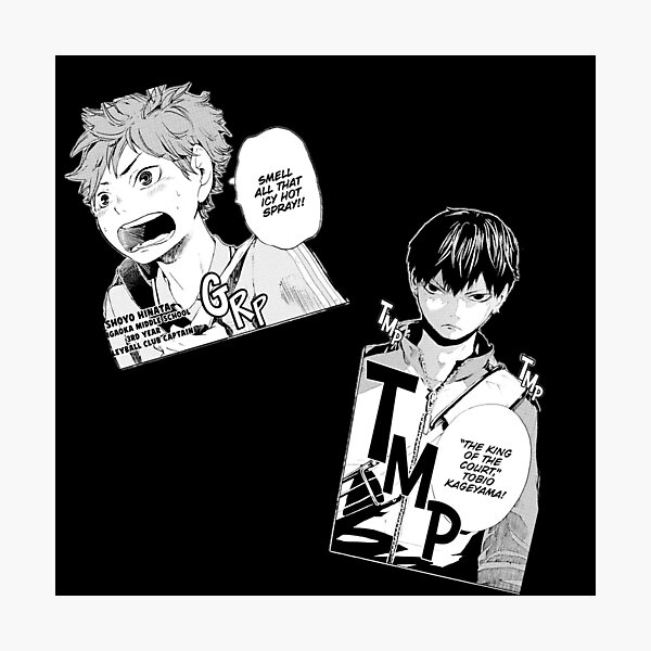 Hinata Shouyo And Tobio Kageyama Haikyuu Volleyball Anime Manga Stickers Sticker Packs 5384