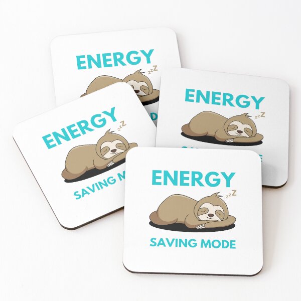 Item preview, Sleepy Sloth Energy Saving Mode designed and sold by HeatherAP.