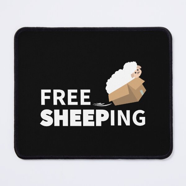 Item preview, Free Sheeping | Funny Sheep Puns Shipping  designed and sold by Fluffy-Vectors.