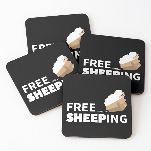 Item preview, Free Sheeping | Funny Sheep Puns Shipping  designed and sold by Fluffy-Vectors.