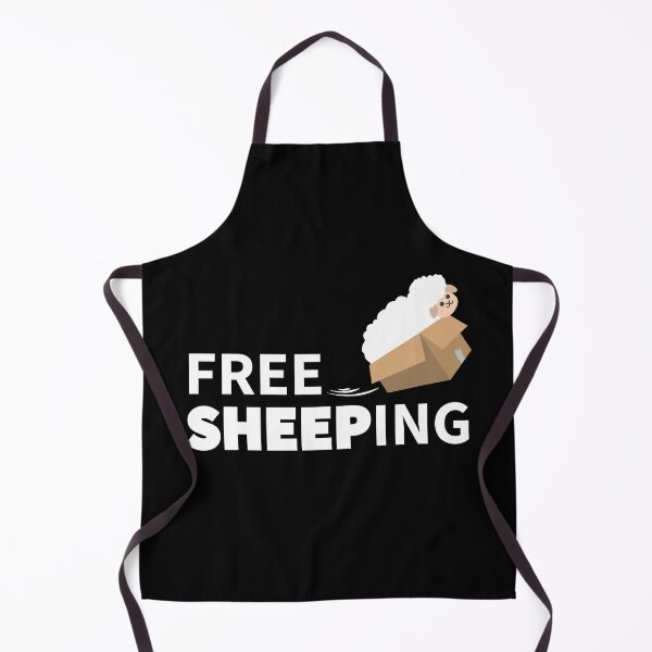 Item preview, Free Sheeping | Funny Sheep Puns Shipping designed and sold by Fluffy-Vectors.