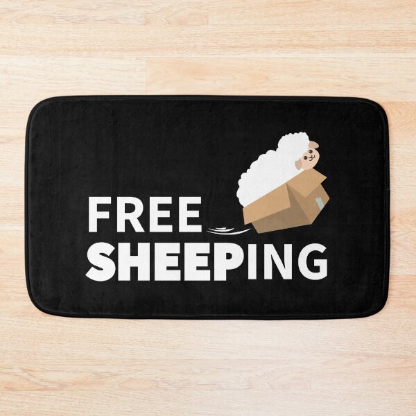 Item preview, Free Sheeping | Funny Sheep Puns Shipping  designed and sold by Fluffy-Vectors.