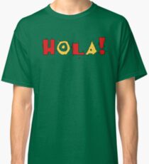 Camiseta clásica Hola