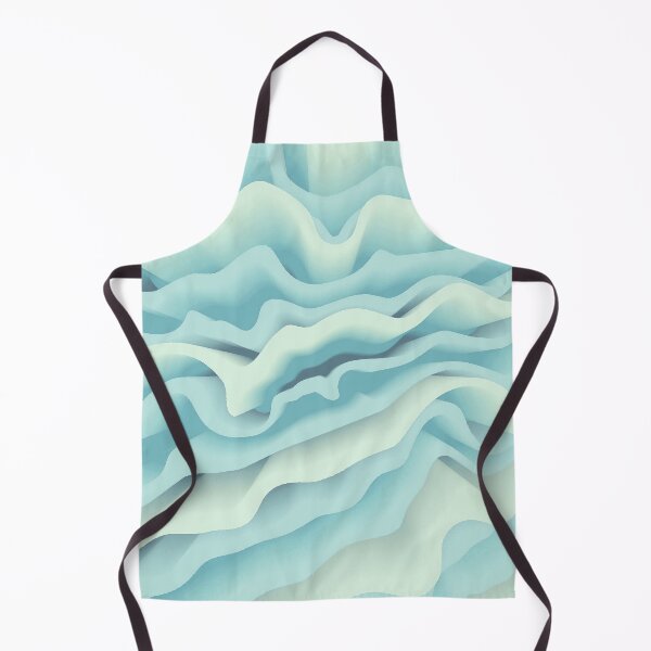 Item preview, Flower Petals Abstract Floral Botanical in Pale Blue and Light Grayish Cyan Shades designed and sold by Beachy.
