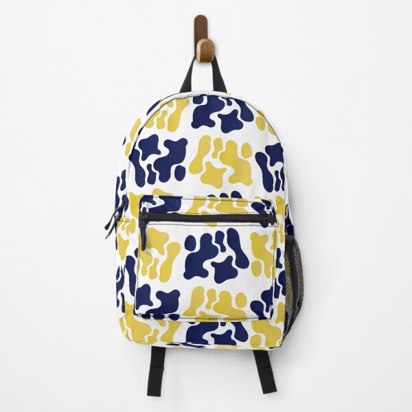 Item preview, Dark navy and dark yellow pattern with white background . designed and sold by bayanabufadda.