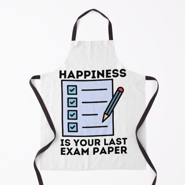Item preview, Happiness Is Your Last Exam Paper | Funny Sayings designed and sold by BopleDesigns.