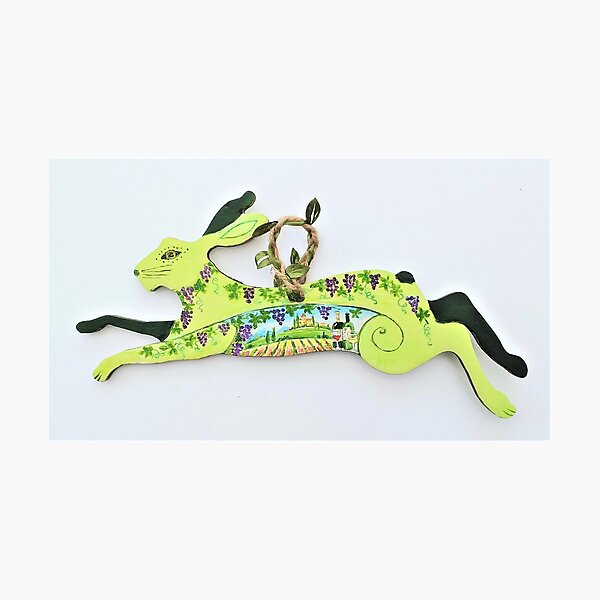 Item preview, Grape harvest hare designed and sold by Hawthornshalt43.