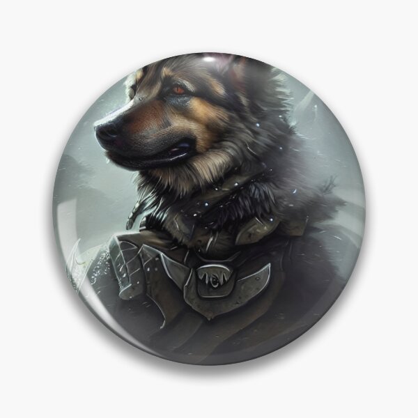 Item preview, AI Generated Art, War German Shepherd designed and sold by RabbitHoleMI.
