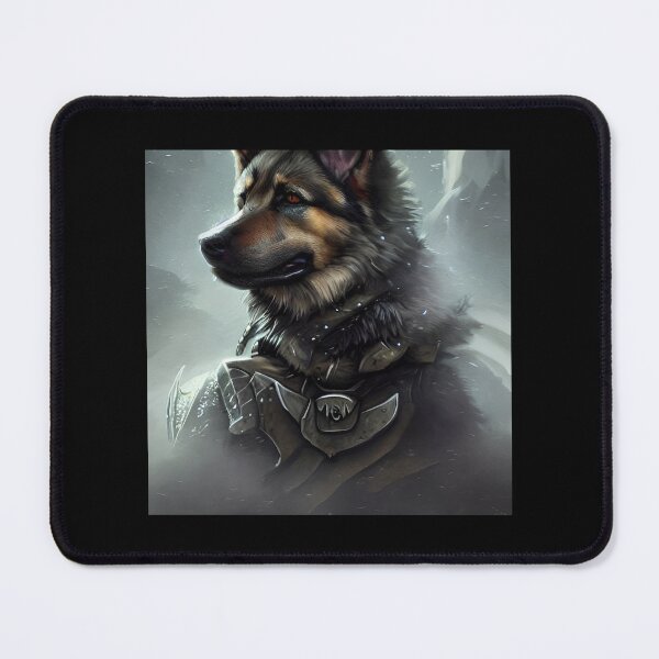 Artikelvorschau, AI Generated Art, War German Shepherd entworfen und verkauft von RabbitHoleMI.