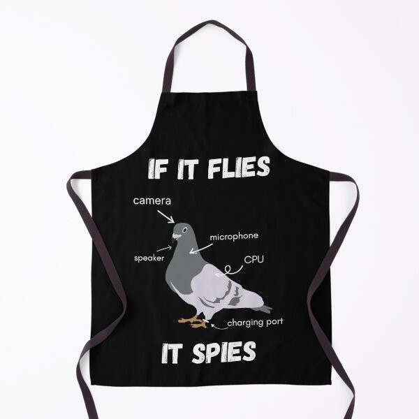 Item preview, If it flies it spies, Pigeon Conspiracy, Willow Days designed and sold by avit1.