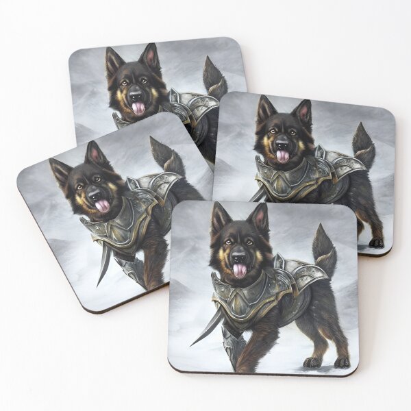 Item preview, AI Generated Art, War German Shepherd designed and sold by RabbitHoleMI.
