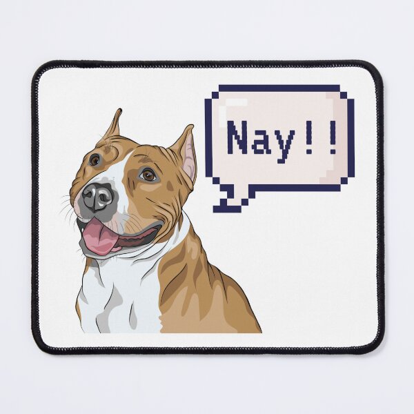Item preview, Pitbull says nay - Dog Funny Yay Or Nay designed and sold by Zeeprint ★★★★★.