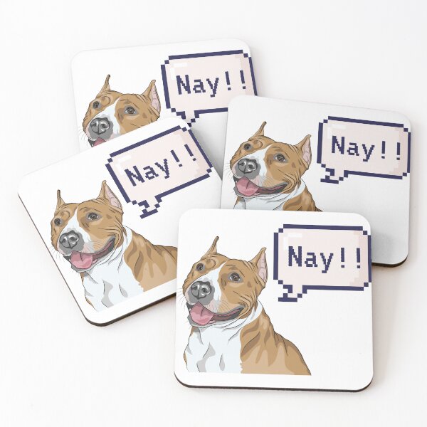 Item preview, Pitbull says nay - Dog Funny Yay Or Nay designed and sold by Zeeprint ★★★★★.