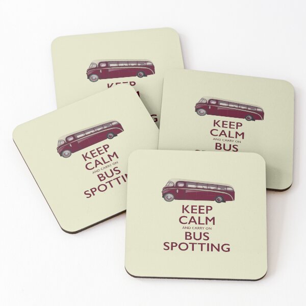 Item preview, KEEP CALM and carry on BUS SPOTTING (Bedford SB) No logo designed and sold by FunkyNerdBird.