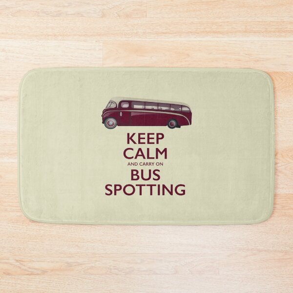 Item preview, KEEP CALM and carry on BUS SPOTTING (Bedford SB) No logo designed and sold by FunkyNerdBird.