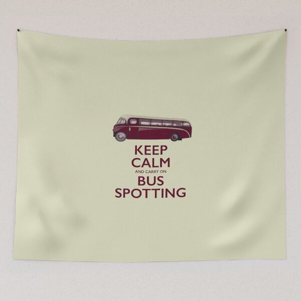 Item preview, KEEP CALM and carry on BUS SPOTTING (Bedford SB) No logo designed and sold by FunkyNerdBird.