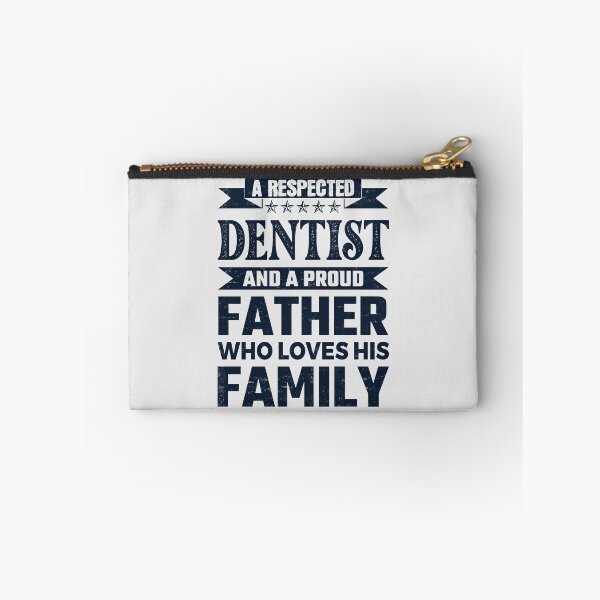 Item preview, A Respected Dentist And A Proud Father Who Loves His Family Father's Day Gift Idea Dentist Quotes Dentist Funny Gift idea Funny Dentist designed and sold by Mmmm3344.