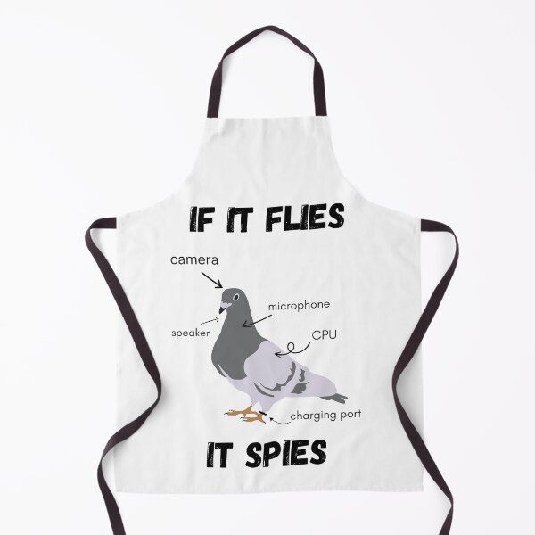 Item preview, If it flies it spies, Funny Pigeon, Conspiracy Theory, Willow Days designed and sold by avit1.