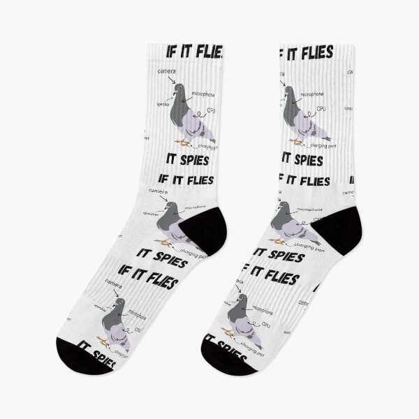 Item preview, If it flies it spies, Funny Pigeon, Conspiracy Theory, Willow Days designed and sold by avit1.