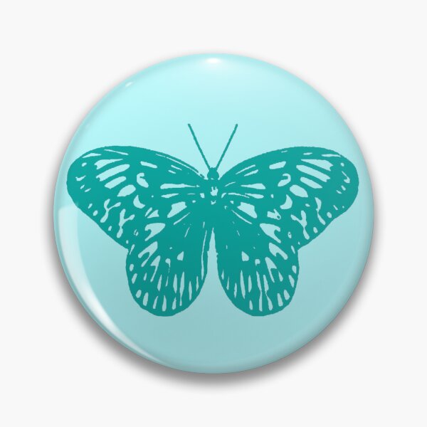 Item preview, Butterfly sketch, Aqua and Turquoise designed and sold by Marymarice.